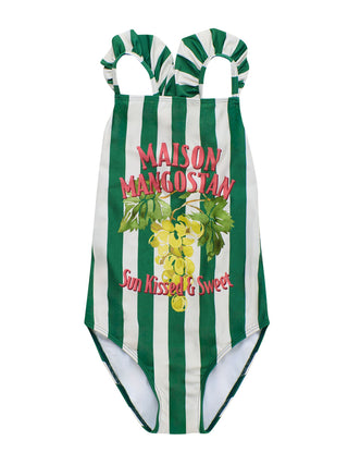 PREORDER: Uvas Striped Swimsuit