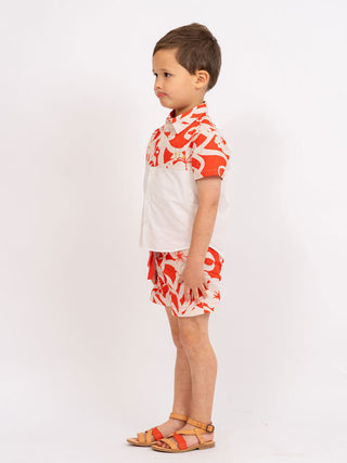 Hibiscus Surf Board Shorts