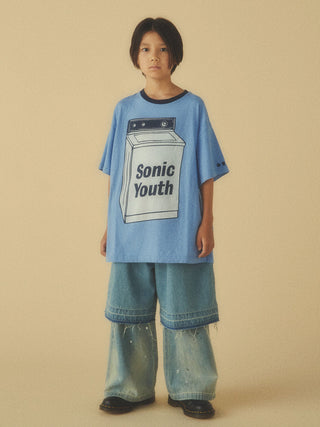 Indigo Denim Wide Painter Pants