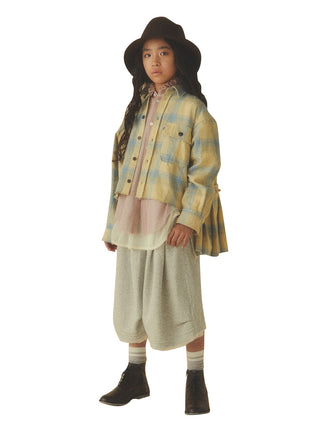 Grey Cutoff Short Pants