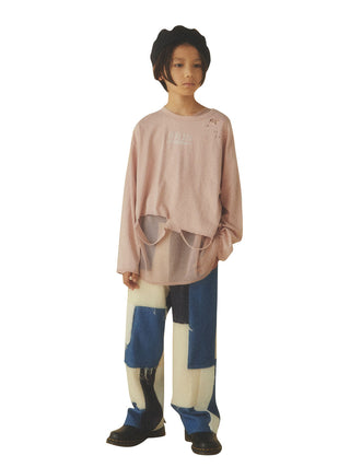 Pink Damaged T-Shirt