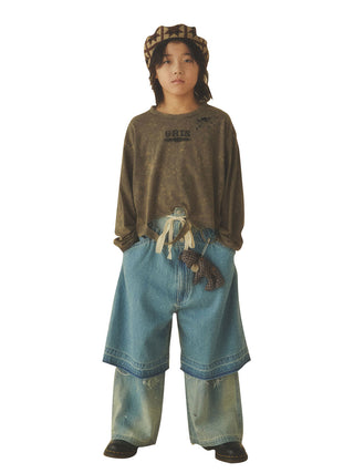 Charcoal Damaged T-Shirt