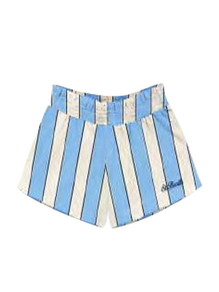 Meave Beach Stripes Pullup Shorts