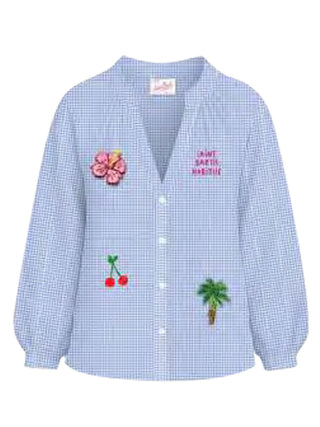 Liona Palm Micro Vichy Shirt