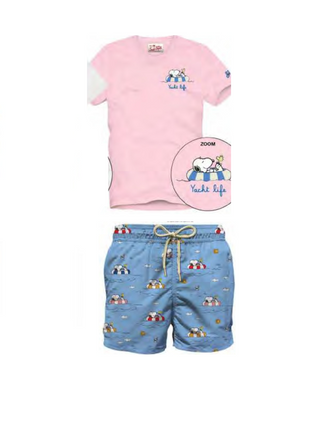 Jean Lighting Snoopy Chill Yacht Swimshorts