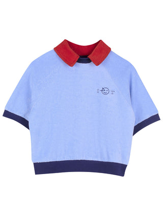 Blue Beach Polo Top