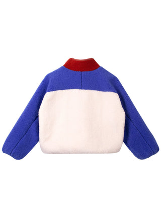 Cross Body Faux Fur Jacket