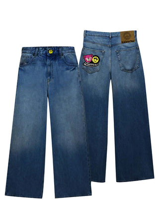 Emoji Patch Jeans