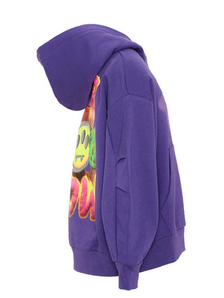 Purple Fleece Hoodie