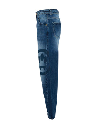 Stone Blue Ballon Jeans