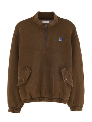 PREORDER: Coffee Half Zip Sweatshirt