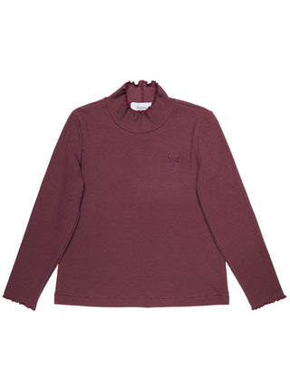 Dragonfly Aubergine Turtleneck
