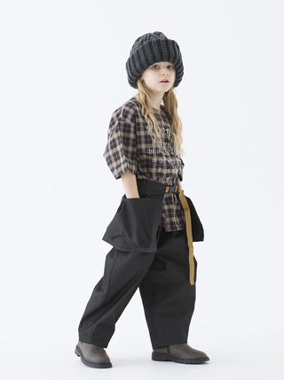 PREORDER: Black Brit Check Top