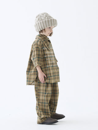 PREORDER: Camel Brit Check Top