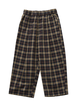 PREORDER: Black Brit Check Pants