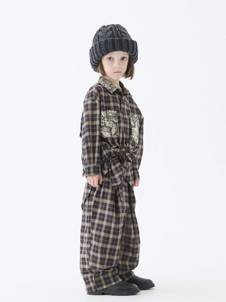 PREORDER: Black Brit Check Pants