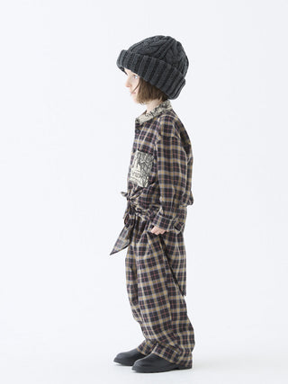 PREORDER: Black Brit Check Pants