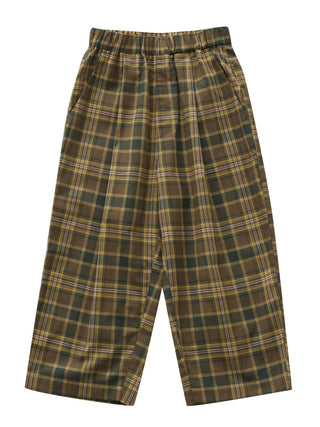 PREORDER: Camel Brit Check Pants