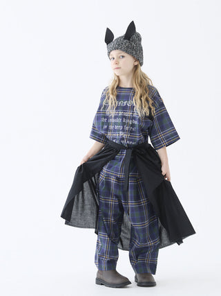 PREORDER: Brit Check Wide Pants