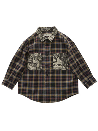 PREORDER: Black Brit Check Shirt