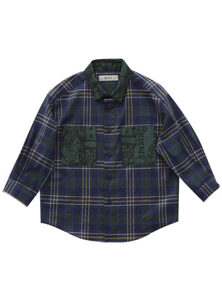 PREORDER: Navy Brit Check Shirt