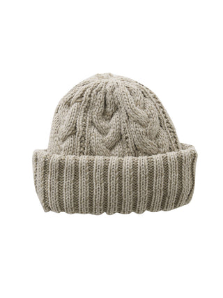PREORDER: Beige Cable Beanie