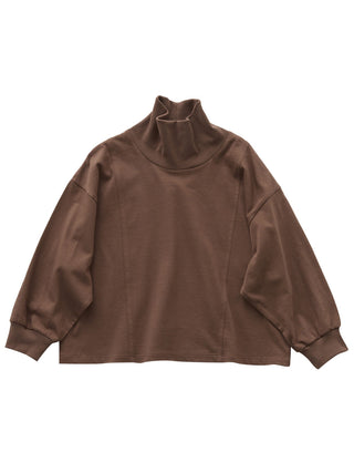 PREORDER: Brown High Neck Top