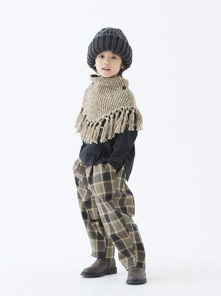 PREORDER: Block Check Barrel Pants