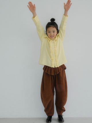 PREORDER: Lemon Big Collar Blouse