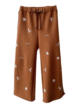 Ski Motif Trousers