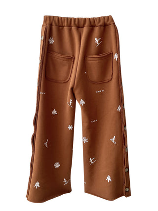 Ski Motif Trousers