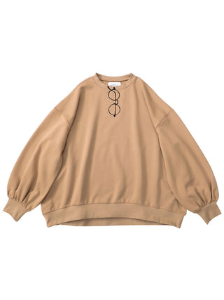 PREORDER: Woman Beige Glasses Sweatshirt