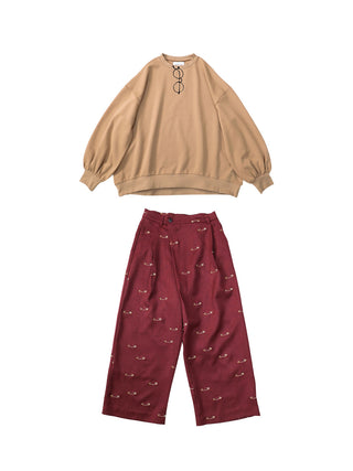 PREORDER: Woman Beige Glasses Sweatshirt