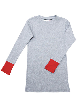 PREORDER: Grey Ribbed Top