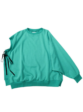 PREORDER: Woman Green one Sleeve Sweatshirt