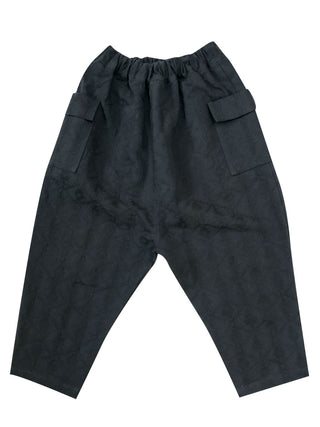 PREORDER: Black Jacquare Pants