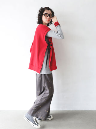 PREORDER: Woman Grey Safety Pink Pants