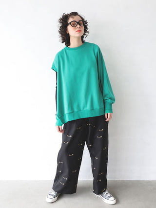 PREORDER: Woman Black Safety Pin Blouse