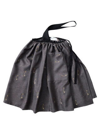 PREORDER: Grey Safety Pin Apron