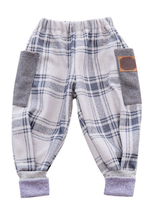 PREORDER: Check Fleece Jogger Pants