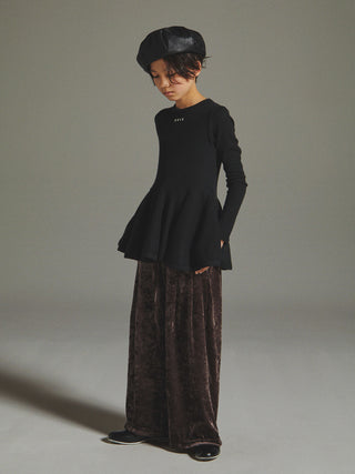 Tacked Wide Pants
