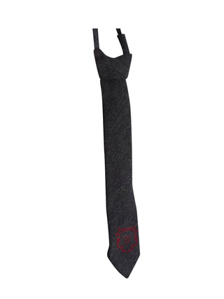 Knit Tie - Charcoal