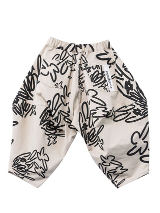 PREORDER: Beige & Black Pants
