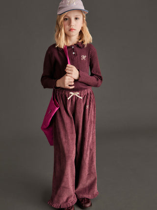 Aubergine Siena Corduroy Pant