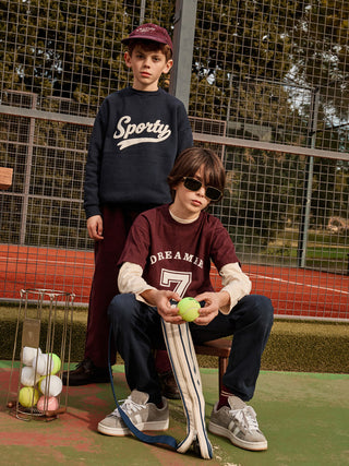 Sporty Fleece Sweatshirt