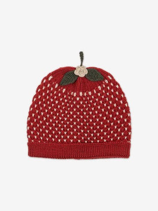 Strawberry Beanie & Mittens Set