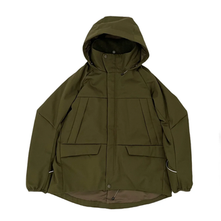 Green T/C Puff Coat