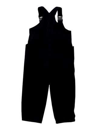 Black Buckled Overalls