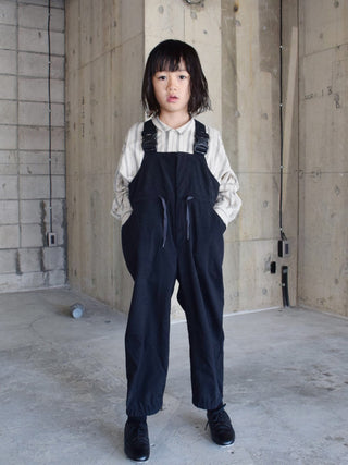 Black Buckled Overalls