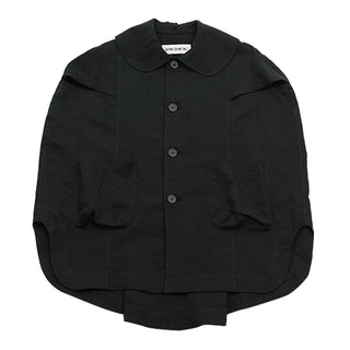 Gauze Black Work Shirt